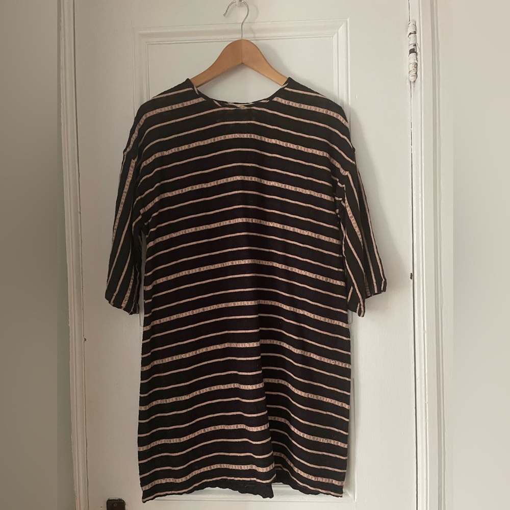 Ace & Jig black striped summer dress - XS